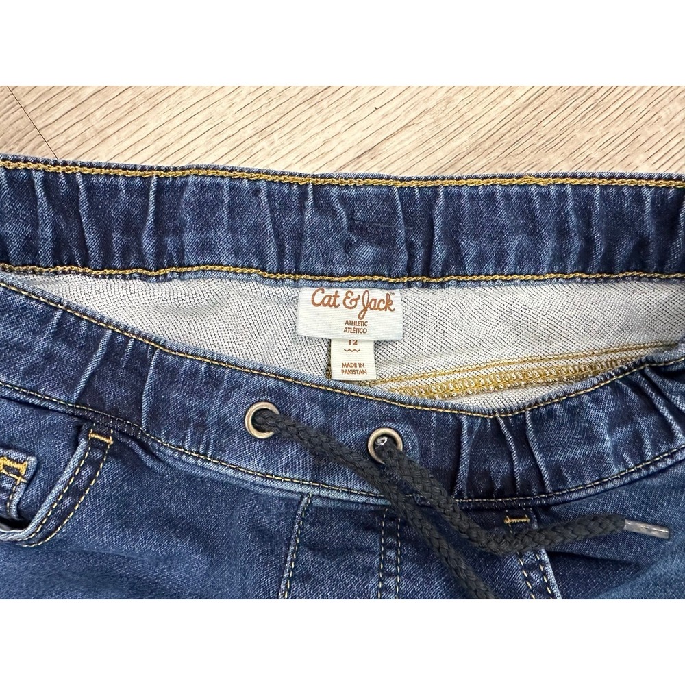 Cat & Jack girl jeans with drawstring waist - Picture 4 of 4